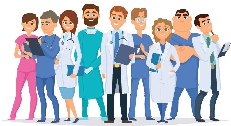 Stages_site.jpg illustration des stagiaires à la fondation Arc-en-Ciel dans divers métiers